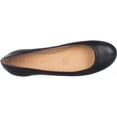 thumbnail image 2 of Womens naturalizer Brittany Round Toe Ballet Flats, Black, 2 of 6