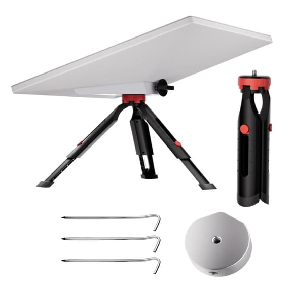 Starlink Mini Tripod with Adapter Base Adjustable 5-Stage Telescopic Legs for V4 Desktop Stand