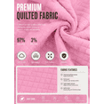 thumbnail image 4 of DOKOTOO Hooded Tops for Woman Drawstring Sweatshirts with Pockets Button Quilted Texture Pullover Hoodies Pink M US8-10, 4 of 9