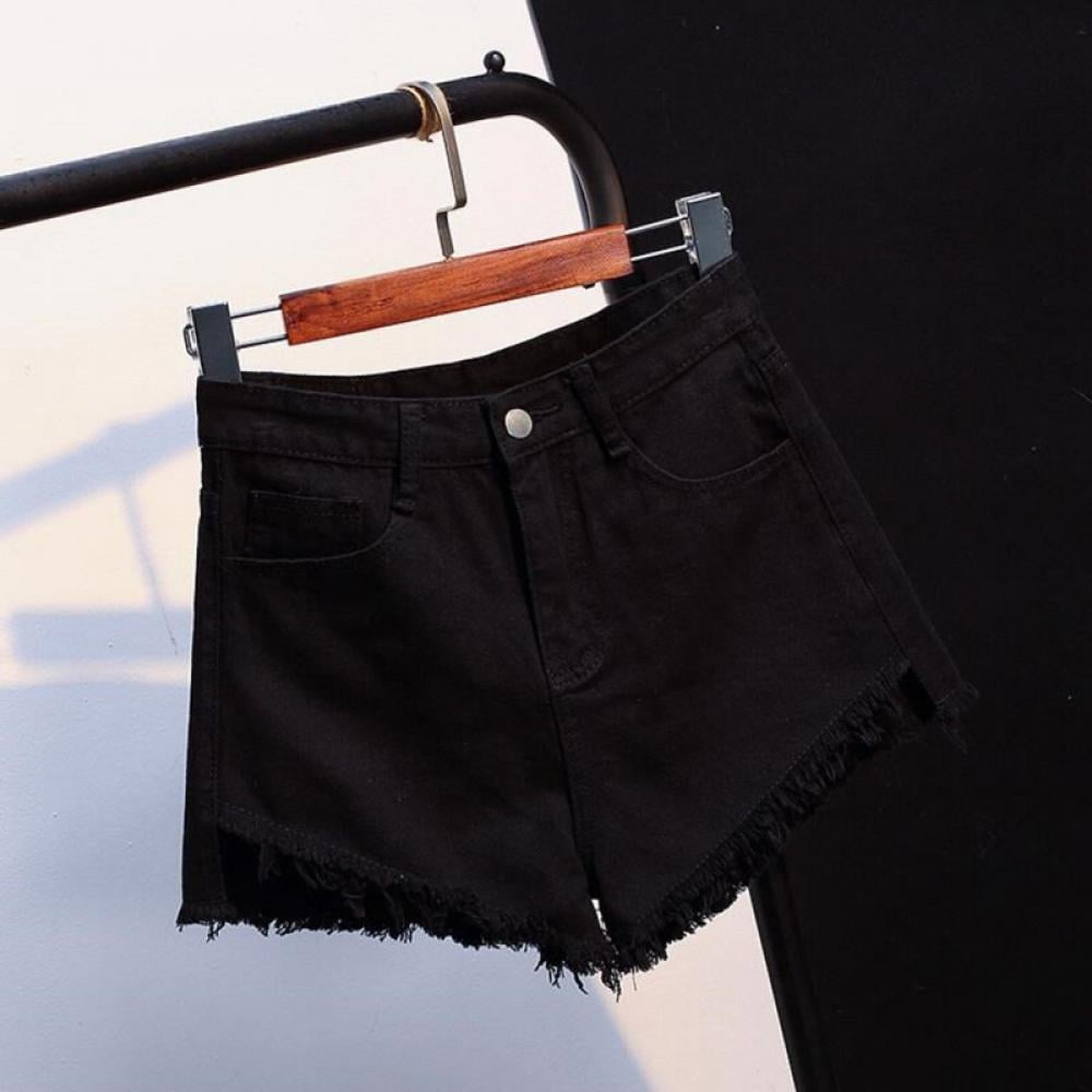 Gychee - Fashion Vintage High Waist Crimping Denim Shorts Rolled Denim Jeans  Pockets Shorts Brand Slim Casual Female Short Jeans Mujer - Walmart.com -  Walmart.com