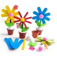 thumbnail image 3 of Kids Craft Set Handmade 10 Sets Decorative Flower Craft Kit Potted Plant Set, 3 of 10