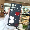 thumbnail image 2 of "Demuestra tu estilo con esta peculiar funda plateada mate con estampado de dibujos animados para iPhone 14, 13, 12 Pro y 11", 2 of 4