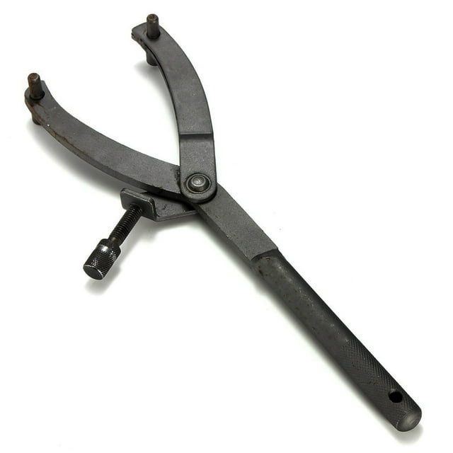 yeacher Adjustable Spanner Wrench Clutch Magneto Puller Repair Tool for Motorcycle Belt Pulley Remove Holder Repair Locking Tool