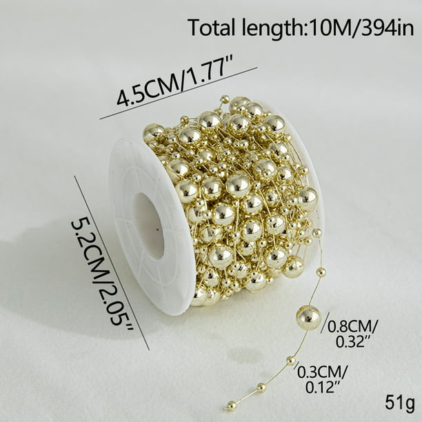 Electroplated Bead Chain Christmas Tree Decoration DIY Material Hanging Christmas Scene Layout