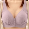 thumbnail image 2 of Admvng Women's Front Closure Bra Wireless Comfort Sleep Everyday Bra, 2 of 7