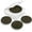 2 Pairs - Dark Coffee, variant on Nipple Covers - 2 Pairs of Reusable Adhesive Invisible Sticky Silicone Bra Nipple Coverage Pasties Breast Petal for Women 2 Pairs 3" Light Skin