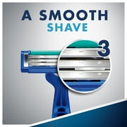 Gillette Sensor3 Simple3 Mens Disposable Razors, 12 Razors