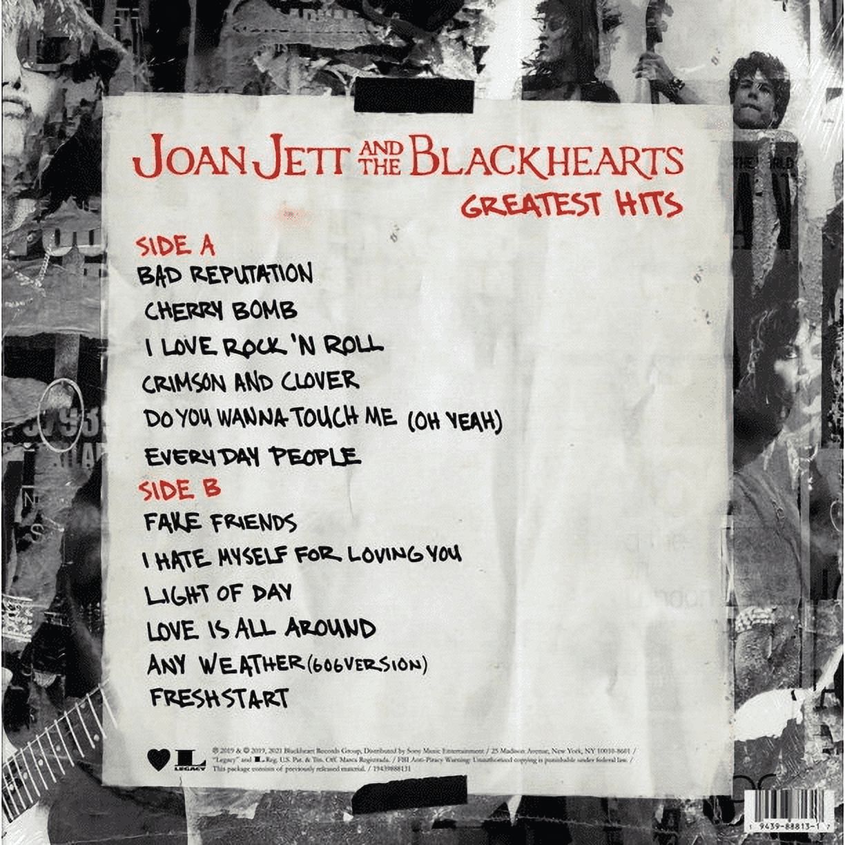 Joan Jett - Greatest Hits (Walmart Exclusive) - Rock - Vinyl [Exclusive] - image 2 of 3