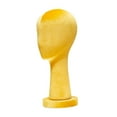 thumbnail image 3 of Cabeza de maniquí calva, cabeza de maniquí independiente, modelo de exhibición de peluca, cabeza de peluca de terciopelo para anteojos, decoración del Altura 40cm, 3 of 10