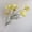 C005- Fluorescence Yellow, variant on Artificial Flowers for Decoration, White, 36 in Stems, Dining Table Decor Centerpiece, Wedding Decorations, 1 Pc
