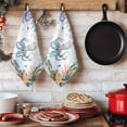 thumbnail image 6 of Octopus Coastal Kitchen Towels Set of 4, Summer Nautical Starfish Coral Ocean Absorbent Dish Towels for Kitchen, Microfiber Hand Towel, Quick Drying Tea Towel for Cleaning Decorative Dishcloths, 6 of 7