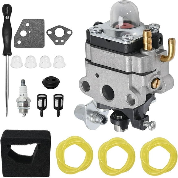 GX31 GX22 Carburetor Replacement for Honda 4 Cycle Engine Tiller FG100 Replaces#16100-ZM5-803 GCA91 Tiller Carb Air Fuel Filter Line Kit