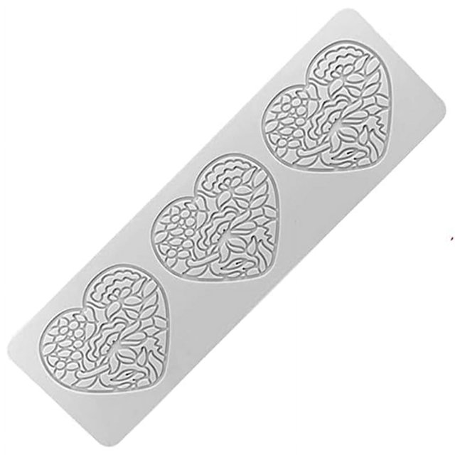 Molde de encaje para fondant, molde para dulces, molde para decorar pasteles de chocolate y azúcar