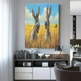 thumbnail image 4 of Xecao Funny Countryside Donkey for Ready-to-Hang Canvas Art 12x16 Inches - Waterproof HD Print Solid Wood Frame for Gifting,Vertical, 4 of 8