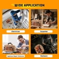 thumbnail image 4 of 14-Inch Heavy Duty Tool Bags for Men, Tactical Tool Bag With Anti-Friction Bottom, Hand Tool Storage Bag, Work Tote Bag and 16+ Multi-Pockets, Ideal Gift For Mechanics, Electricians, Carpenters, 4 of 7