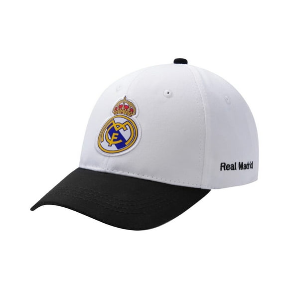 Real Madrid - White & Black Adjustable Hat