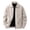 Beige, variant on Corduroy Jacket Men Solid Color Loose Zip Up Jacket Casual Fall Jackets with Pockets L, Gifts for Men
