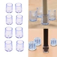thumbnail image 1 of 8pcs. Silla De Plástico Patas De Sils De Patas De Tapones De Silla Tapones De Guardias De Pierna Para Patas Redondas ( Macarena Almohadillas para patas de silla, 1 of 8