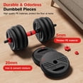 thumbnail image 4 of Set de mancuernas ajustables Cvonte de 20 kg 5 en 1 para fitness, 4 of 8