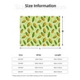 thumbnail image 5 of Fuzoiu Fresh Corn Print Flannel Blanket,Throw Blanket,Flannel Home Decor,Fleece Bed Blankets,Cozy Soft Blanket for Bed, Sofa, Camping, and Travel-40"x30", 5 of 6
