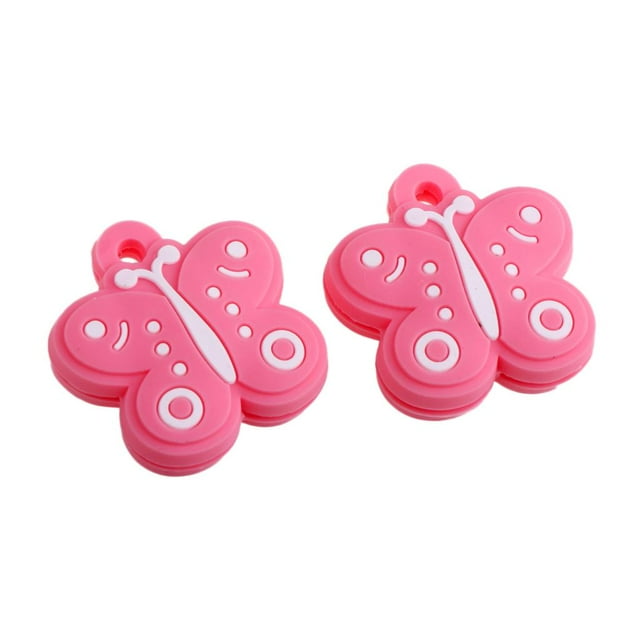 Guardoinrt 2 x Butterfly Tennis Squash Racket Vibration Pieces vibration dampeners Dampeners Shock Absorber Pink