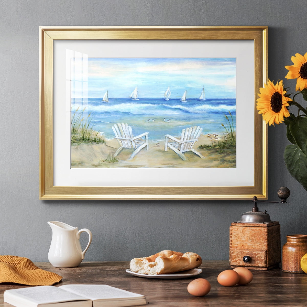 Seaside Escape Premium Framed Print - Ready to Hang