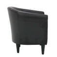 thumbnail image 3 of Mainstays Marlee Barrel Accent Chair, Sedona Black, 3 of 7