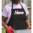 thumbnail image 3 of ThisWear Mother's Day Gift Nana Script Apron for Cooking Baking Crafting Gardening Two Pocket Apron Black, 3 of 7