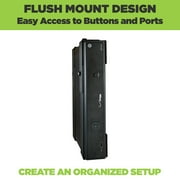 HIDEit Mounts UNI-M Adjustable Medium Electronic Device Wall Mount (Black)