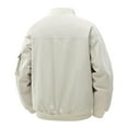 thumbnail image 4 of Yiliang Mens Tactical Jacket Aviator Bomber Jacket Casual Fall and Winter Water Resistant Outwear Coat,Khaki,M, 4 of 6