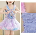 thumbnail image 5 of Mercatoo Toddler Baby Girl Flower Dress Tulle Princess Rainbow Dress First 𝗖ommunion Birthday P𝐚rty Pageant Dresses, 5 of 5