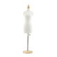 thumbnail image 4 of Maniquíes de cuerpo para vestido de muñeca, soporte para torso de maniquí de muñeca para costura en miniatura. Base redonda de 33 cm., 4 of 9