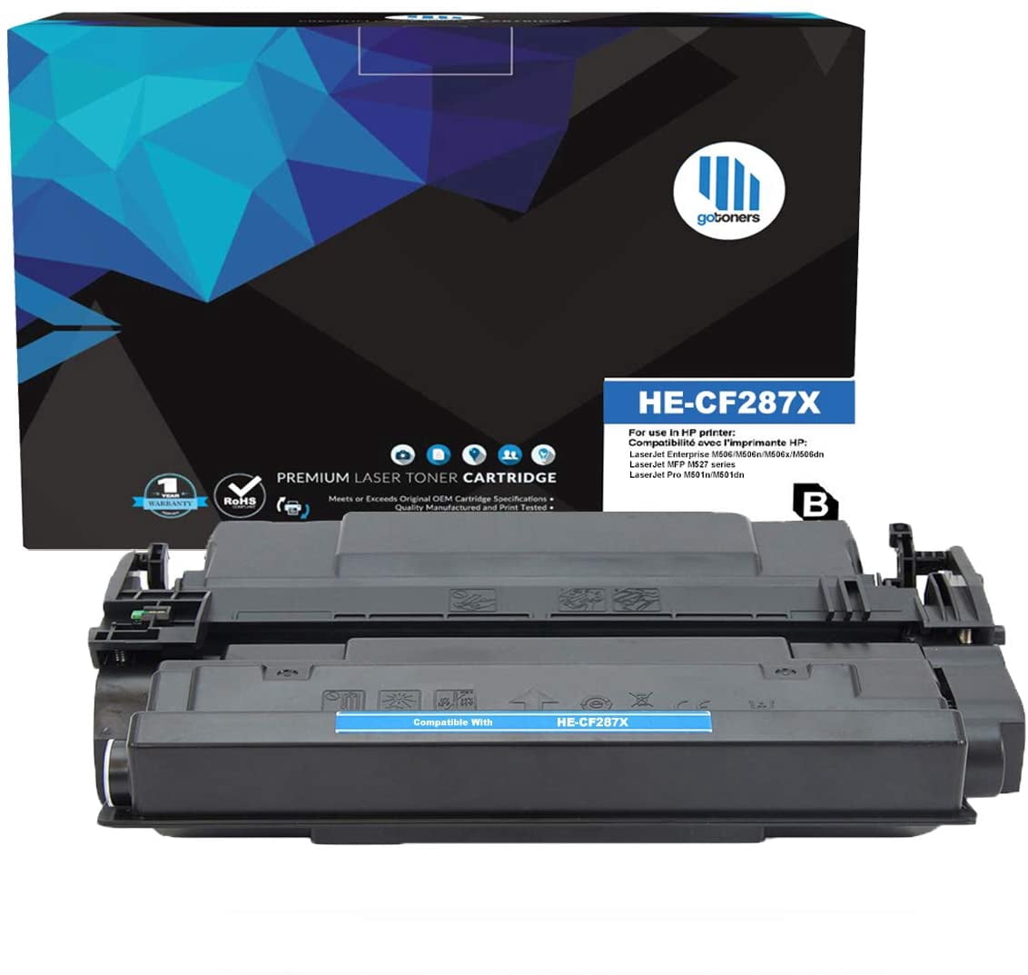 Gotoners Compatible HP 87X CF287X Toner 