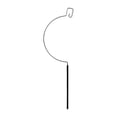 thumbnail image 2 of harper Support de Lanterne de Camping Support de Lanterne de Bureau Mât de Lumière de Table de Camping pour Randonnée, 2 of 9
