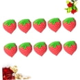 thumbnail image 3 of HINTRMENT 10Set Embroidery Needles Pillow Strawberry Shaped Cotton Red for Crafters Tool, 3 of 8