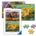 thumbnail image 1 of Jigsaw Puzzle Ravensburger African Animals 2x1000 Pieces, 1 of 8