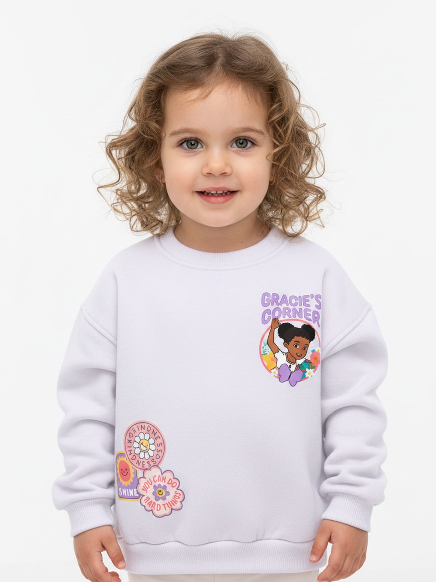 Gracie’s Corner Baby and Toddler Girls Fleece Sweatshirt and Leggings Set, Sizes 12M–5T