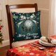 thumbnail image 1 of CaiYueKe Christmas Pillow Cover Holiday Decorations, Festive Sofa Cushion Cover with Christmas Wreath Gift Box Design, Green Christmas Themed Pillowcase for Living Room Office Decor, 1 of 7