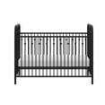 thumbnail image 2 of Little Seeds Monarch Hill Ivy Metal Baby Crib, Black, 2 of 12