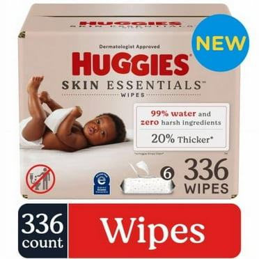 2X - Huggies Skin Essentials Hypoallergenic Baby Wipes