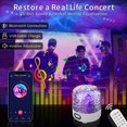 thumbnail image 5 of Proyector de Luz Inalámbrico Wave con Efectos de 16 Colores, Luces Nocturnas LED Proyector de Auroras Boreales, Altavoz Bluetooth Incorporado, 5 of 5