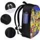 thumbnail image 2 of Mochila de viaje para portátil de Los Simpsons Light Flight, antirrobo con puerto de carga USB, mochila universitaria, gran capacidad para el trabajo, color negro, 17 pulgadas, 2 of 8
