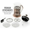 thumbnail image 6 of OVENTE 20 Ounce French Press Coffee & Tea Maker, Perfect for Hot & Cold Brew, Copper FSF20C, 6 of 9