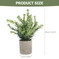 thumbnail image 2 of Pretyzoom 3Pcs Faux Eucalyptus Bonsai Potted Plants for Kitchen Table and Desktop Greenery Decor, 2 of 5