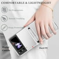 thumbnail image 4 of Compatible Transparent Case for Samsung Flip 4 Case Clear Flip 3 with S Pen,Hinge Protective Galaxy Flip 3 Case Cover for Galaxy Z Flip 4 Clear Case,Galaxy Z Flip 4 5g case with S Pen Holder, 4 of 7