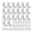 thumbnail image 1 of Placas de soporte de acero chapadas en zinc brillante, 20*20 mm20 uds. Kaili Sencillez, 1 of 2