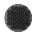 thumbnail image 4 of Silicone Shower Foot Back Scrubber with Suction Cups Accessory Diameter 30cm Grey, 4 of 8