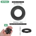thumbnail image 3 of Uxcell 60-Pack M8 Arandelas Planas de Nylon 8mm ID 16mm OD 1.5mm Grosor Espaciador de Sellado Junta Anillo Negro, 3 of 6