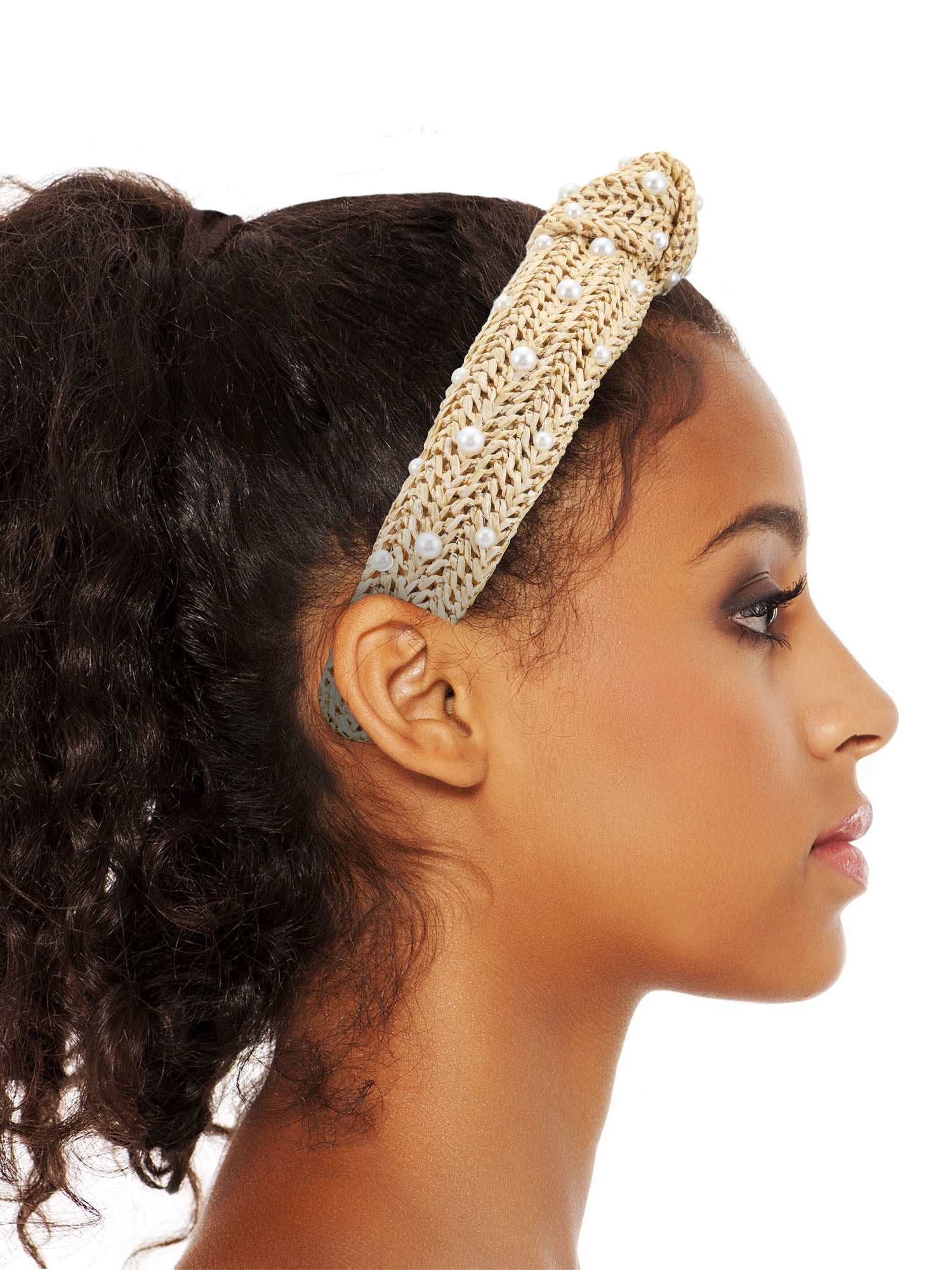 Packed Party Raffia Knot Headband, 1 Piece