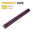 thumbnail image 2 of 1 Set Carbon Fiber Vinyl Wrap 11.81" x 8ft Self-Adhesive Car Sticker Waterproof Wrap Roll for DIY Decor Automotive Exterior Interior Protection with Scraper Tool, Purple Blue, 2 of 7